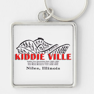 Kiddieville Amusement Park, Niles, Illinois Key Ring
