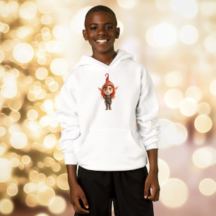 Kidding Me Teen Christmas Elf Boy's Hoodie