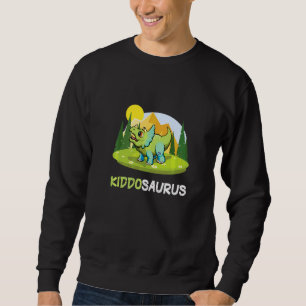 Kiddosaurus Dinosaur Cute Kiddo Triceratops Sweatshirt
