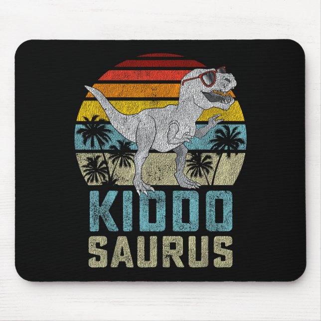 Kiddosaurus T Rex Dinosaur Kiddo Saurus Family Mat Mouse Mat (Front)