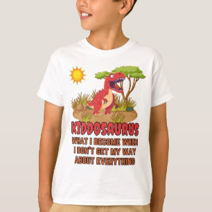 Kiddosaurus T-Rex Kids T-Shirt