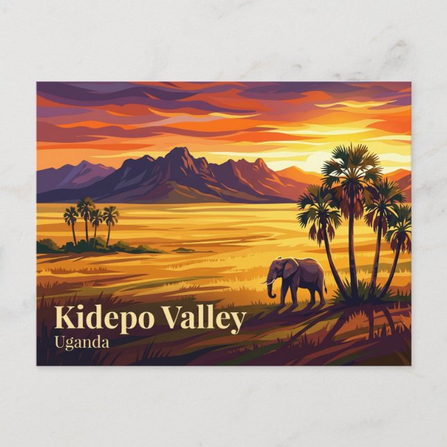 Kidepo Valley National Park Uganda Postcard (Front)
