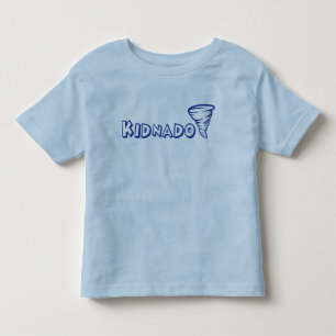 Kidnado Toddler T-Shirt Blue Schoolhouse Font
