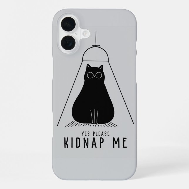 Kidnap kitty iPhone case (Back)