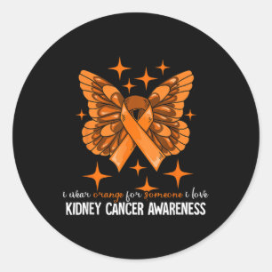 Kidney Cancer Awareness _1  Classic Round Sticker
