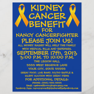 Kidney Cancer Benefit Flyer