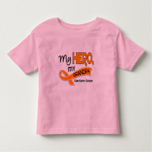 Kidney Cancer MY HERO MY GRANDPA 42 Toddler T-Shirt