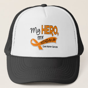 Kidney Cancer MY HERO MY MOTHER-IN-LAW 42 Trucker Hat