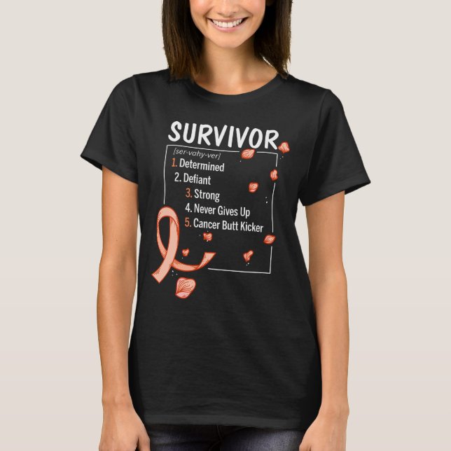 kidney cancer survivor definition T-Shirt (Front)