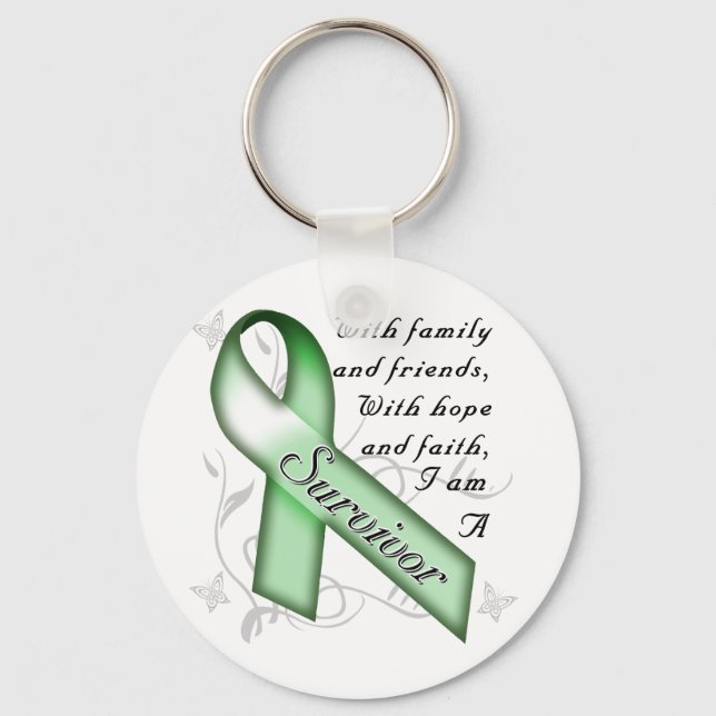 Kidney Cancer Survivor Key Ring (Front)