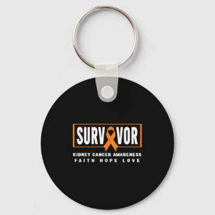 Kidney cancer survivor shirt - kidney cancer key ring