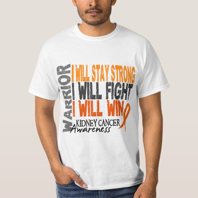 Kidney Cancer Warrior T-Shirt (Front)
