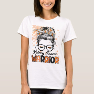 Kidney Cancer Warrior Women Girl Survivor T-Shirt