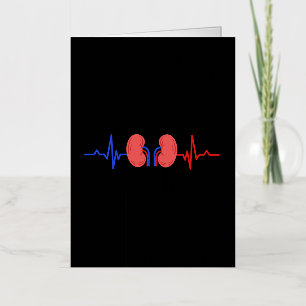 Kidney Dialysis Nurse Nephrology Nurse Foil Greeting Card