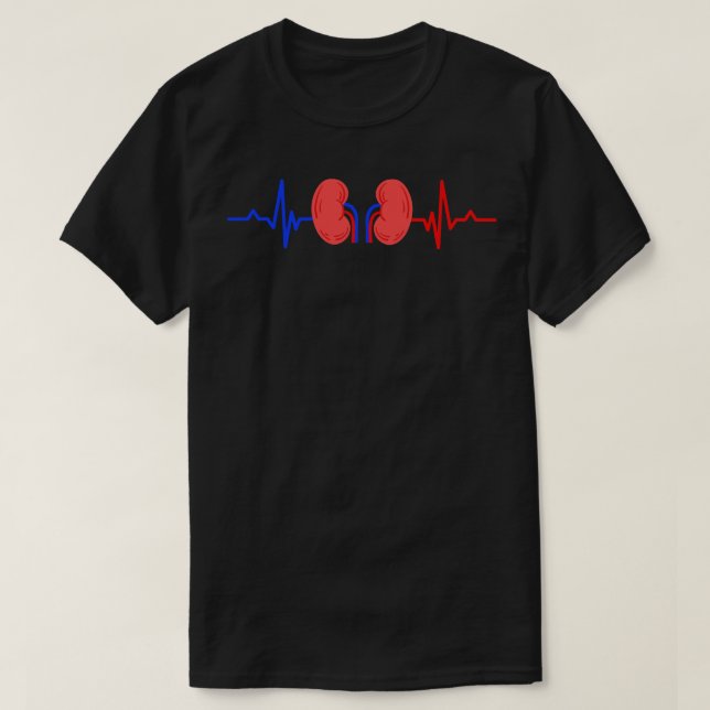 Kidney Dialysis Nurse Nephrology Nurse T-Shirt (Design Front)