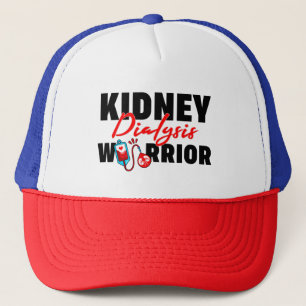 Kidney Dialysis Warrior Kidney Recipient Matching Trucker Hat