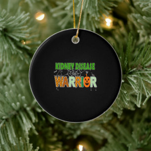 Kidney Disease Awareness Ceramic Tree Decoration
