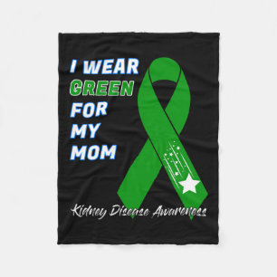 Kidney Disease Awareness Dialysis Transplant Donor Fleece Blanket