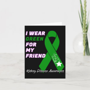 Kidney Disease Awareness Dialysis Transplant Patie Card
