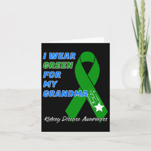 Kidney Disease Awareness Dialysis Transplant Patie Card