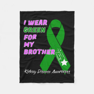 Kidney Disease Awareness Dialysis Transplant Patie Fleece Blanket