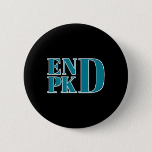 Kidney Disease Awareness End Pkd Fight 6 Cm Round Badge