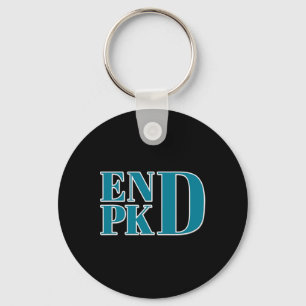 Kidney Disease Awareness End Pkd Fight  Key Ring