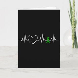 Kidney Disease Awareness Heartbeat Card