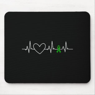 Kidney Disease Awareness Heartbeat Mouse Mat