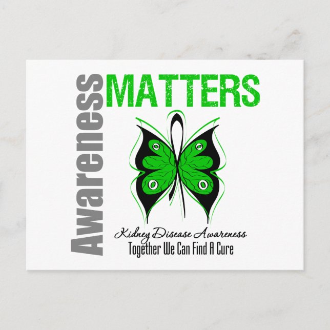 Kidney Disease Awareness Matters Postcard (Front)