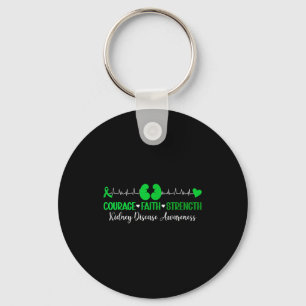 Kidney disease awareness month kidney disease key ring