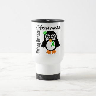 Kidney Disease Awareness Penguin Travel Mug