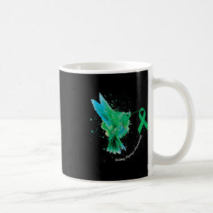 Kidney Disease Awareness Sunflower Hummingbird Gif Coffee Mug
