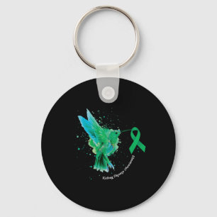 Kidney Disease Awareness Sunflower Hummingbird Gif Key Ring