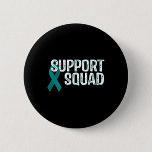 Kidney Disease Awareness Support Squad  6 Cm Round Badge