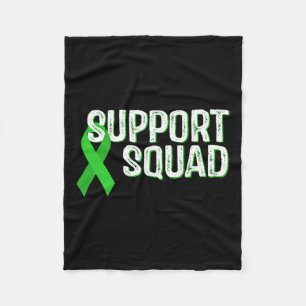 Kidney Disease Awareness Support Squad Fleece Blanket