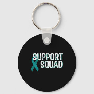 Kidney Disease Awareness Support Squad Key Ring