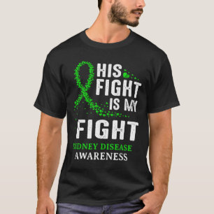 Kidney Disease Awareness Survivor Green Ribbon Men T-Shirt