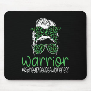 Kidney Disease Awareness Transplant Green Ribbon M Mouse Mat