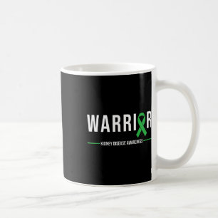 Kidney Disease Awareness Warrior Recovery Green Ri Coffee Mug