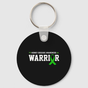 Kidney Disease Awareness Warrior Support Month Gre Key Ring