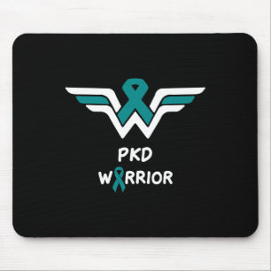 Kidney Disease Awareness Warrior Teal Ribbon 1 Mouse Mat