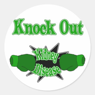 Kidney Disease Classic Round Sticker