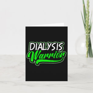Kidney Disease Design Dialysis Warrior Gift Card