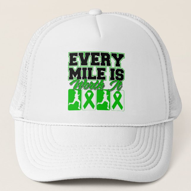 Kidney Disease Every Mile is Worth It Trucker Hat (Front)