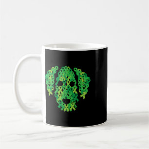 Kidney Disease Mental Health Scoliosis Ribbon Awar Coffee Mug