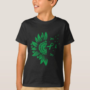 Kidney Disease Mental Health Scoliosis Ribbon Gift T-Shirt