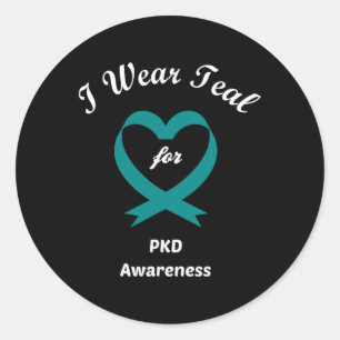 Kidney Disease Pkd Awareness Support  Classic Round Sticker