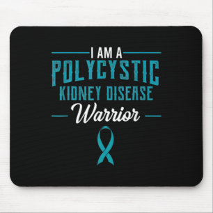 Kidney Disease Pkd Warrior Pckd Awareness Teal 2 Mouse Mat