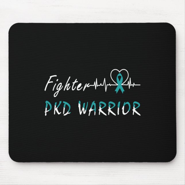 Kidney Disease Pkd Warrior Support Fighter  Mouse Mat (Front)